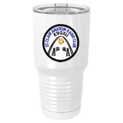 Polar Camel 30 oz. White Vacuum Insulated Tumbler w/Lid Thumbnail