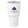 Sublimatable Polar Camel 30 oz. White Vacuum Insulated Tumbler w/Lid-bsai Thumbnail