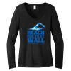 Women's Long Sleeve V Neck Tee Thumbnail